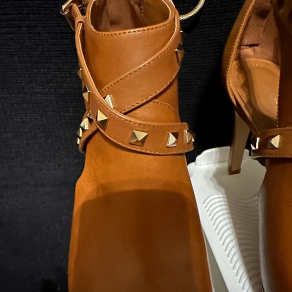 Marc Fisher bootie with gold hardware and studs. - Picture 6 of 6